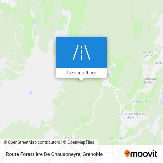 Route Forestière De Chausoneyre map