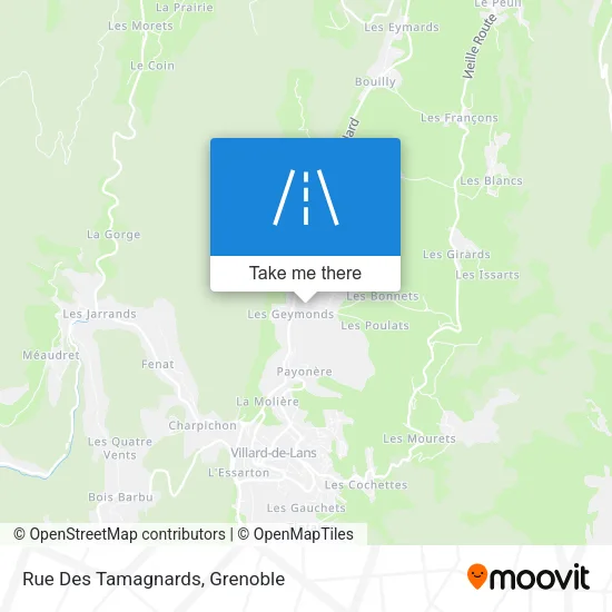 Rue Des Tamagnards map