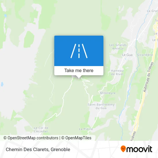 Chemin Des Clarets map