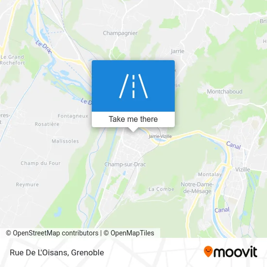 Rue De L'Oisans map