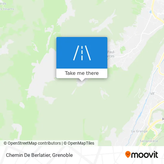 Chemin De Berlatier map