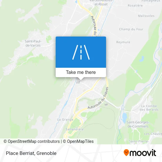 Place Berriat map