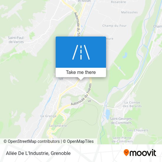 Allée De L'Industrie map