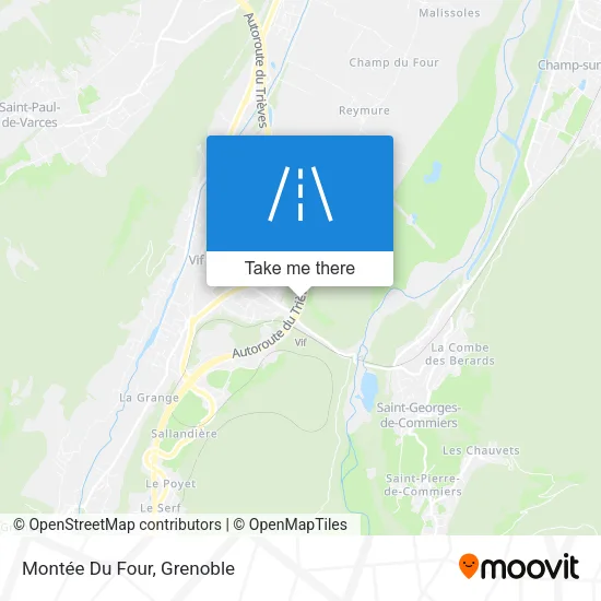Montée Du Four map