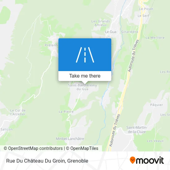 Rue Du Château Du Groin map
