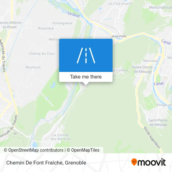Chemin De Font Fraîche map