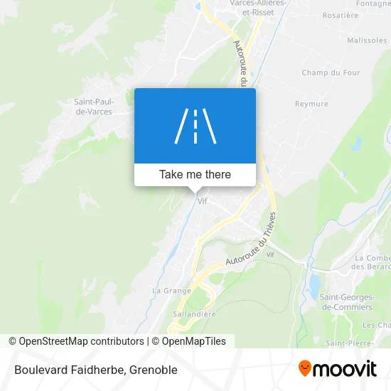 Boulevard Faidherbe map