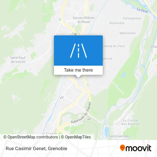Rue Casimir Genet map