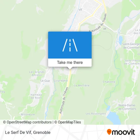 Le Serf De Vif map
