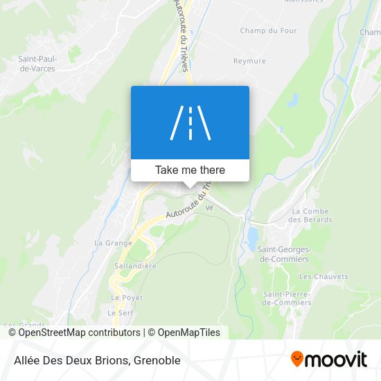 Allée Des Deux Brions map