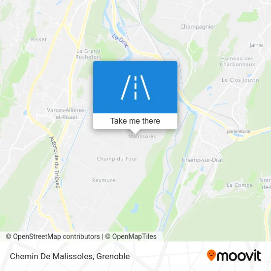 Chemin De Malissoles map