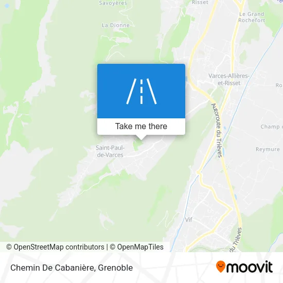 Chemin De Cabanière map