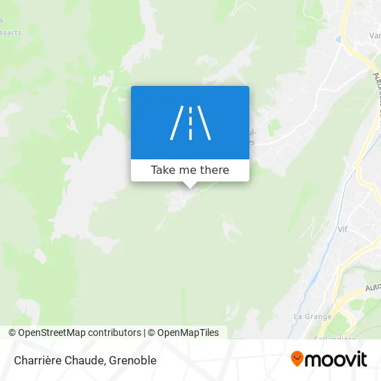 Charrière Chaude map