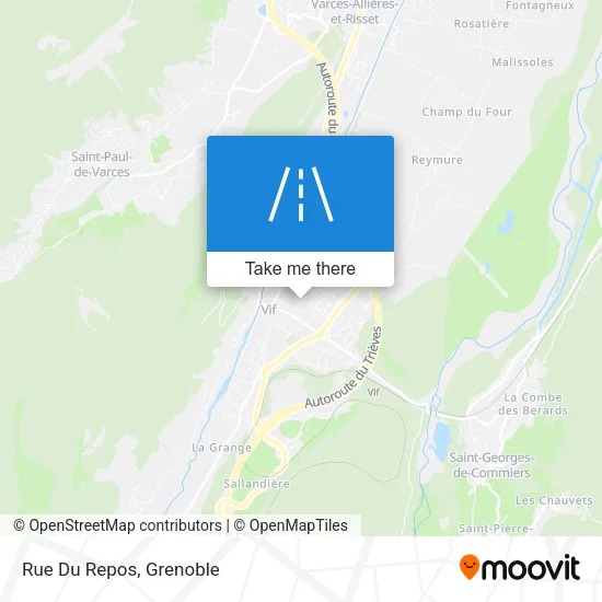 Rue Du Repos map