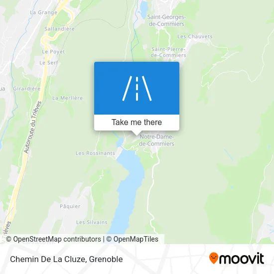 Chemin De La Cluze map