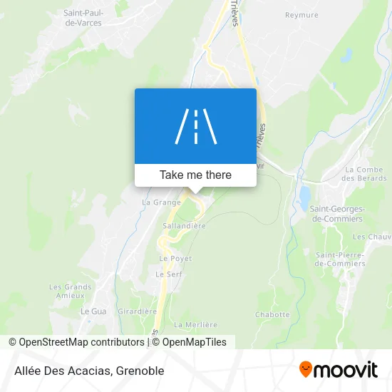 Allée Des Acacias map
