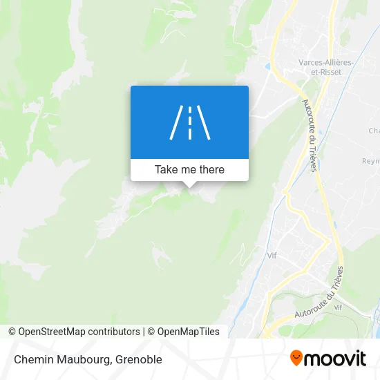 Chemin Maubourg map