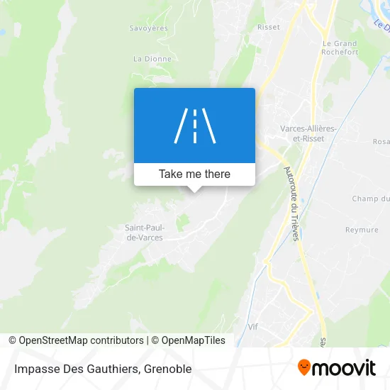 Impasse Des Gauthiers map