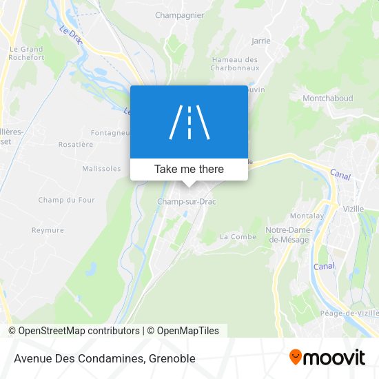 Avenue Des Condamines map