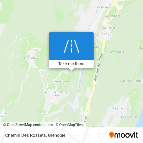 Chemin Des Rossets map