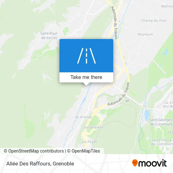 Allée Des Raffours map