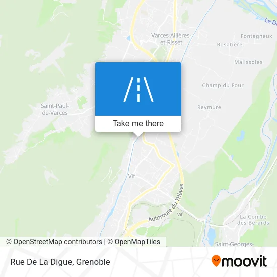 Rue De La Digue map