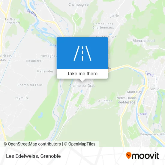 Les Edelweiss map