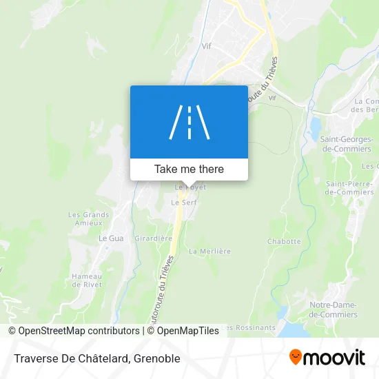 Traverse De Châtelard map