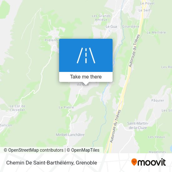 Chemin De Saint-Barthélémy map