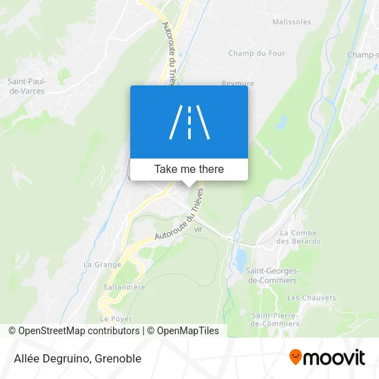 Allée Degruino map