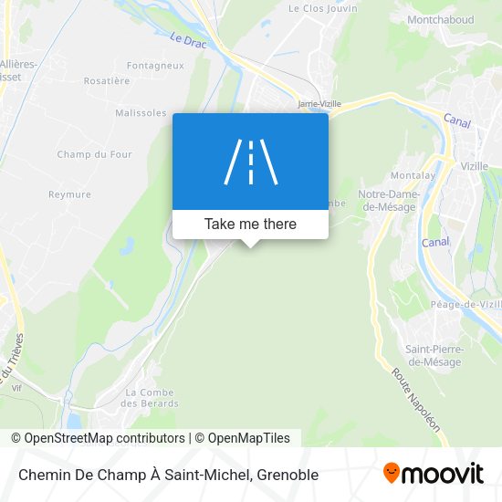 Chemin De Champ À Saint-Michel map