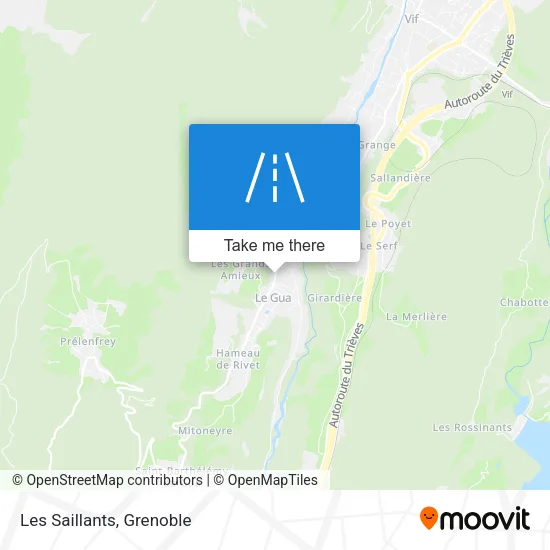 Les Saillants map