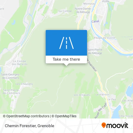 Chemin Forestier map