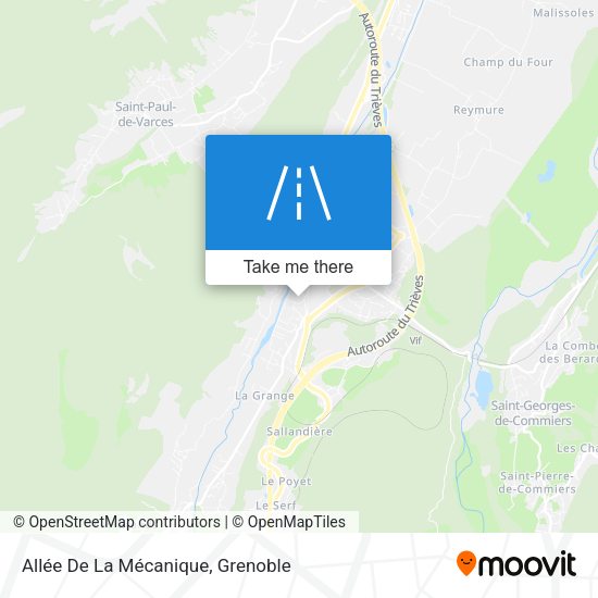 Allée De La Mécanique map