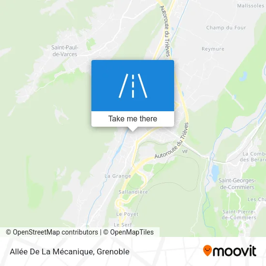 Allée De La Mécanique map