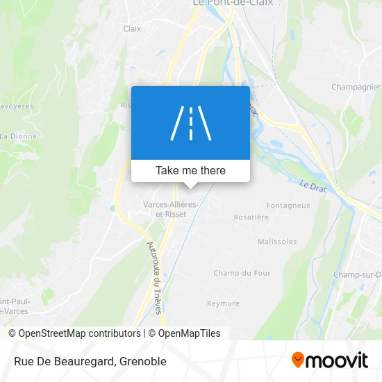 Rue De Beauregard map