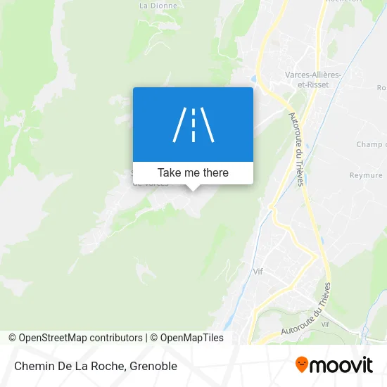 Chemin De La Roche map