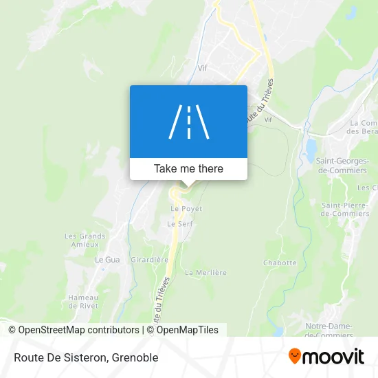 Route De Sisteron map
