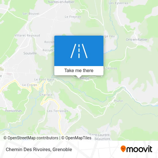 Chemin Des Rivoires map