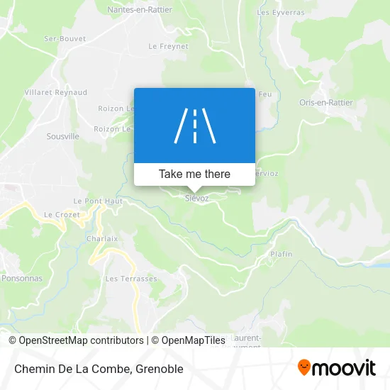 Chemin De La Combe map
