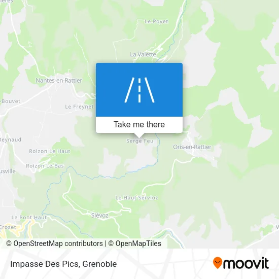 Impasse Des Pics map