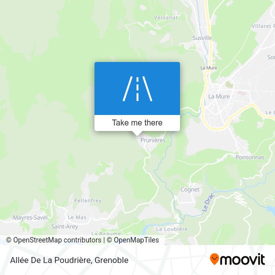 Allée De La Poudrière map
