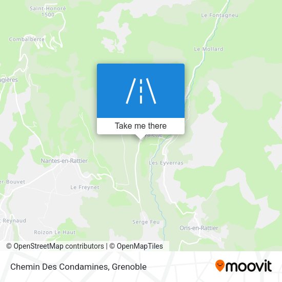 Chemin Des Condamines map