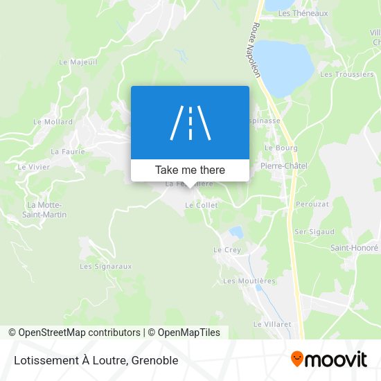 Lotissement À Loutre map