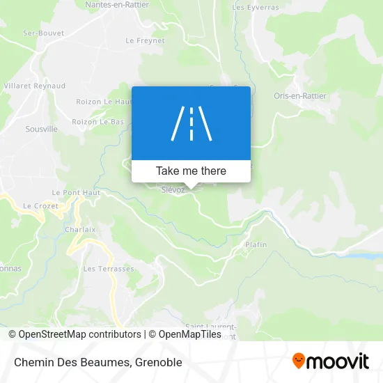 Chemin Des Beaumes map