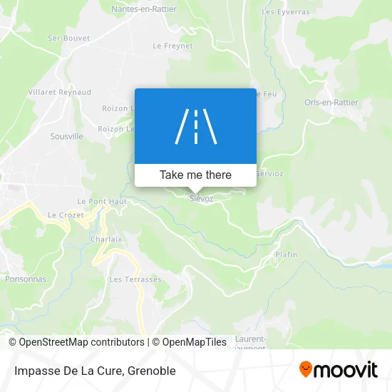 Impasse De La Cure map