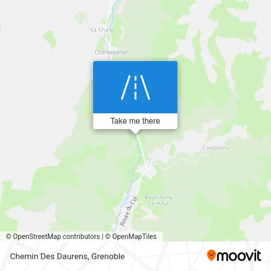 Chemin Des Daurens map