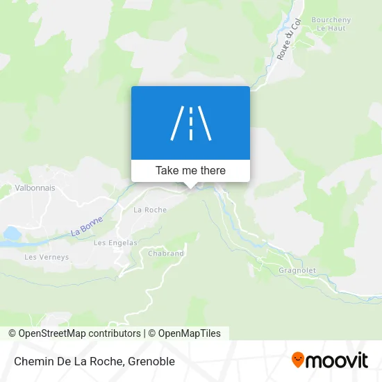 Chemin De La Roche map