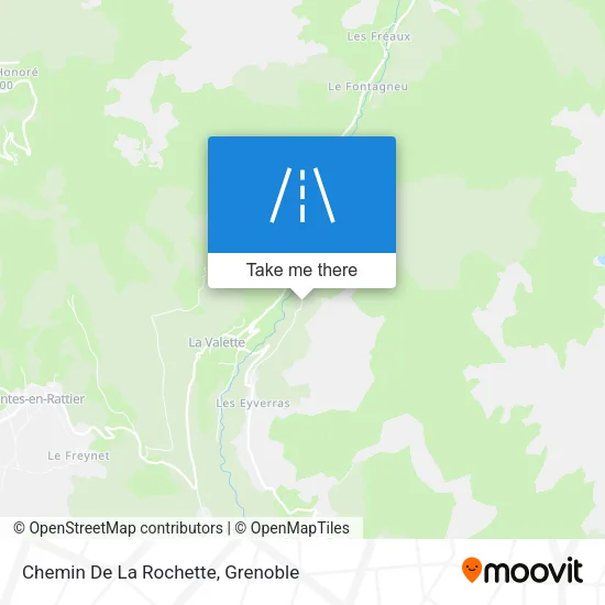 Chemin De La Rochette map