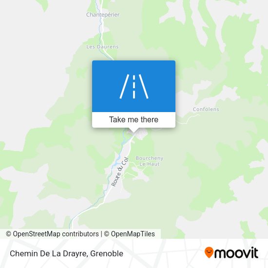 Chemin De La Drayre map